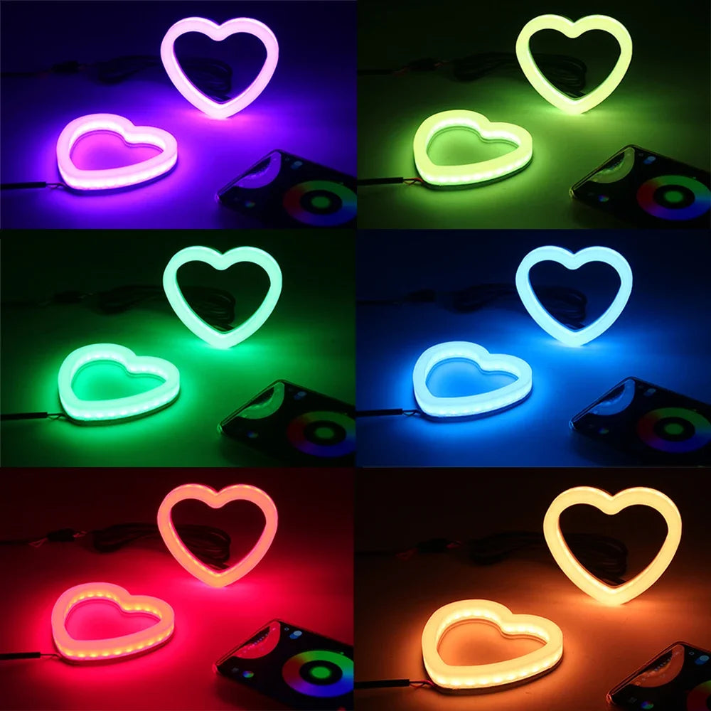 Control LED Heart-Shaped