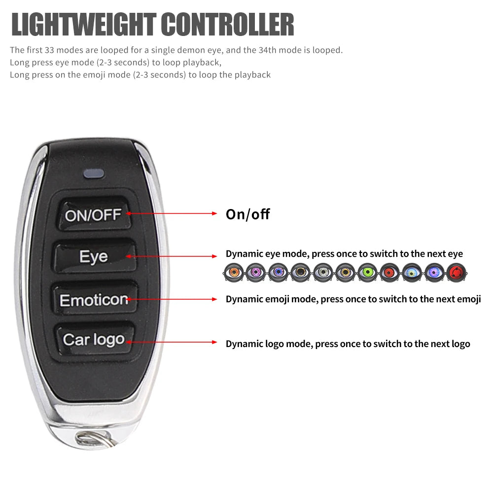 Evil Eye LED for Car Accessories