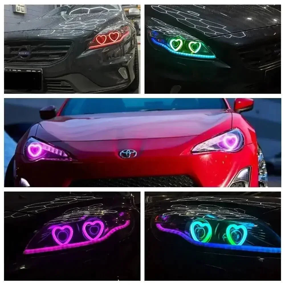 Control LED Heart-Shaped
