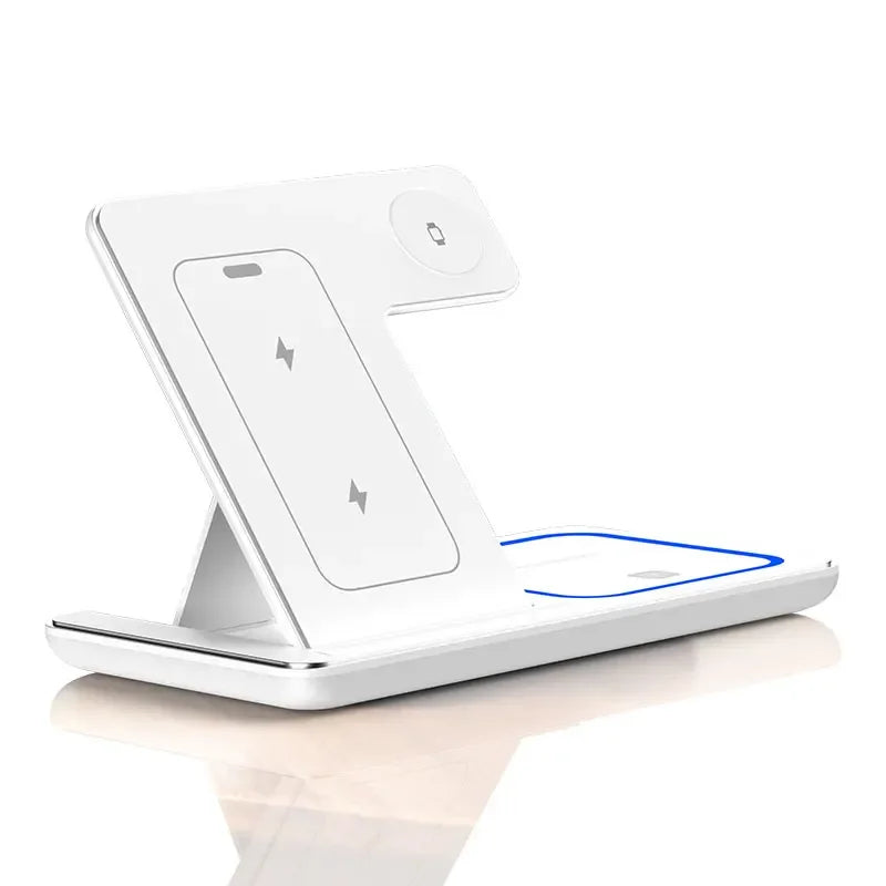 3 in 1 Wireless Charger Foldable Fast Phone Charge Station