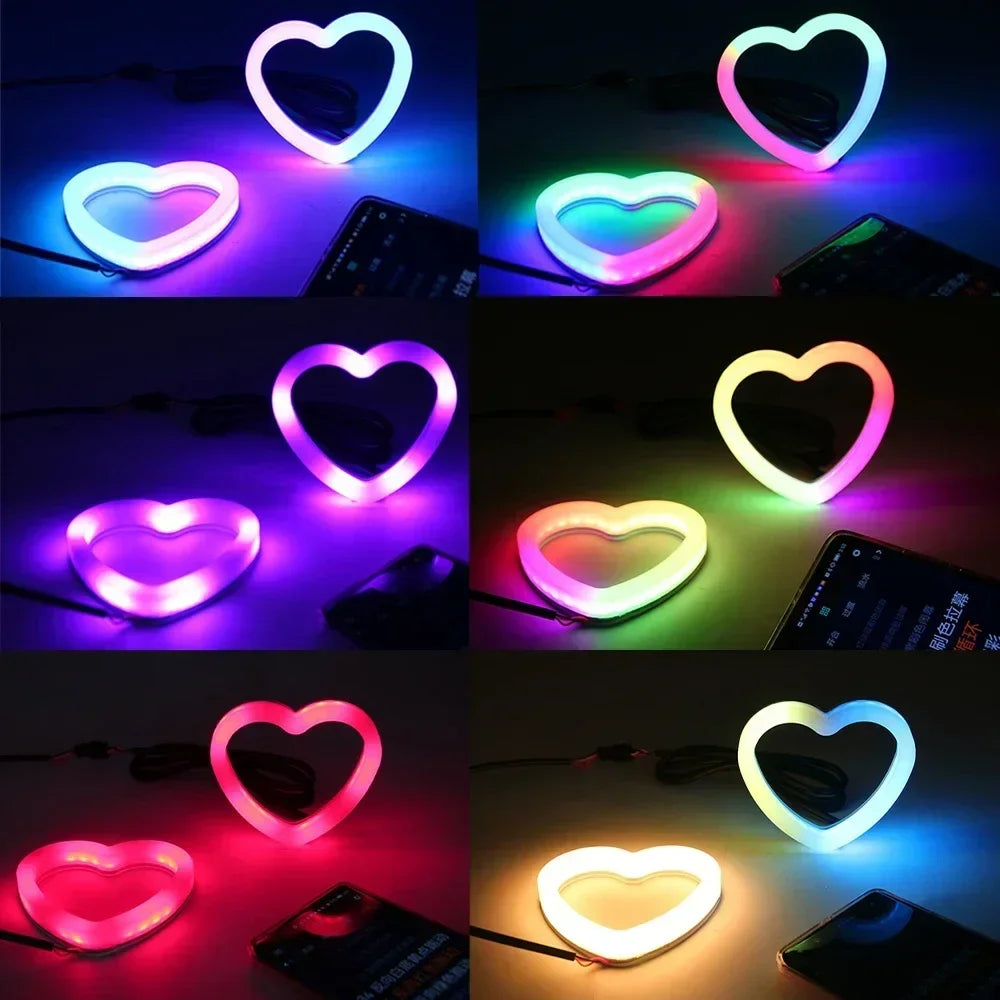 Control LED Heart-Shaped