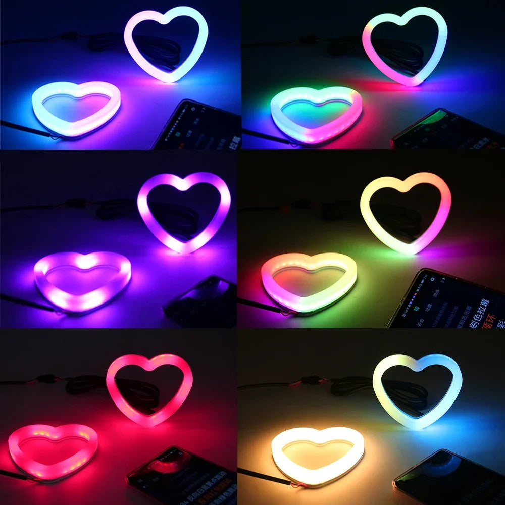 Control LED Heart-Shaped