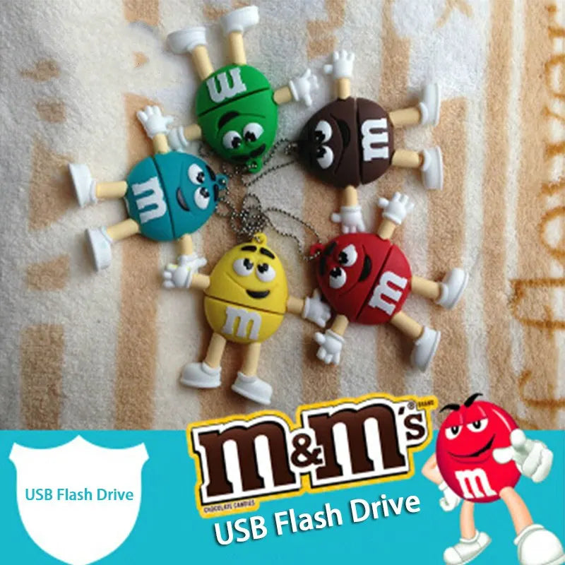Chocolate M&M USB Flash Drive