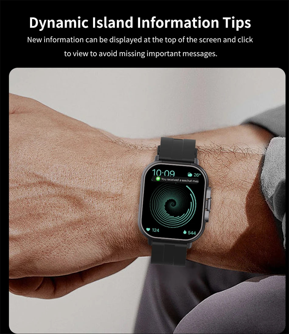 Smart Watch 2 in 1 With Earphone