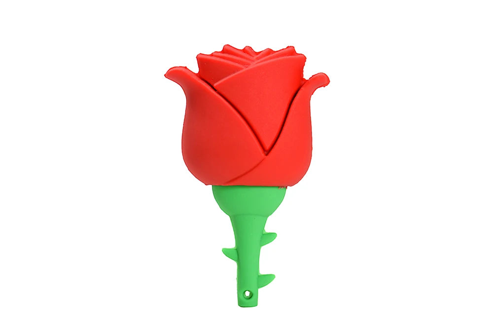 Cartoon Red Rose USB Flash Drives