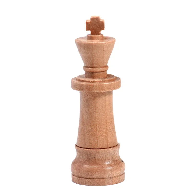 Wooden International Chess USB Flash Drive