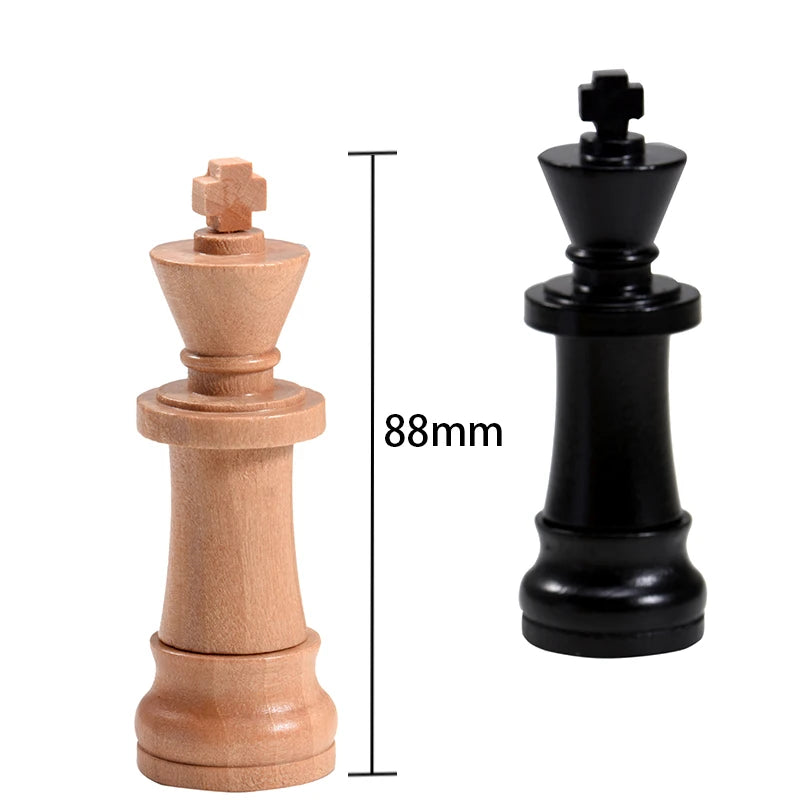 Wooden International Chess USB Flash Drive