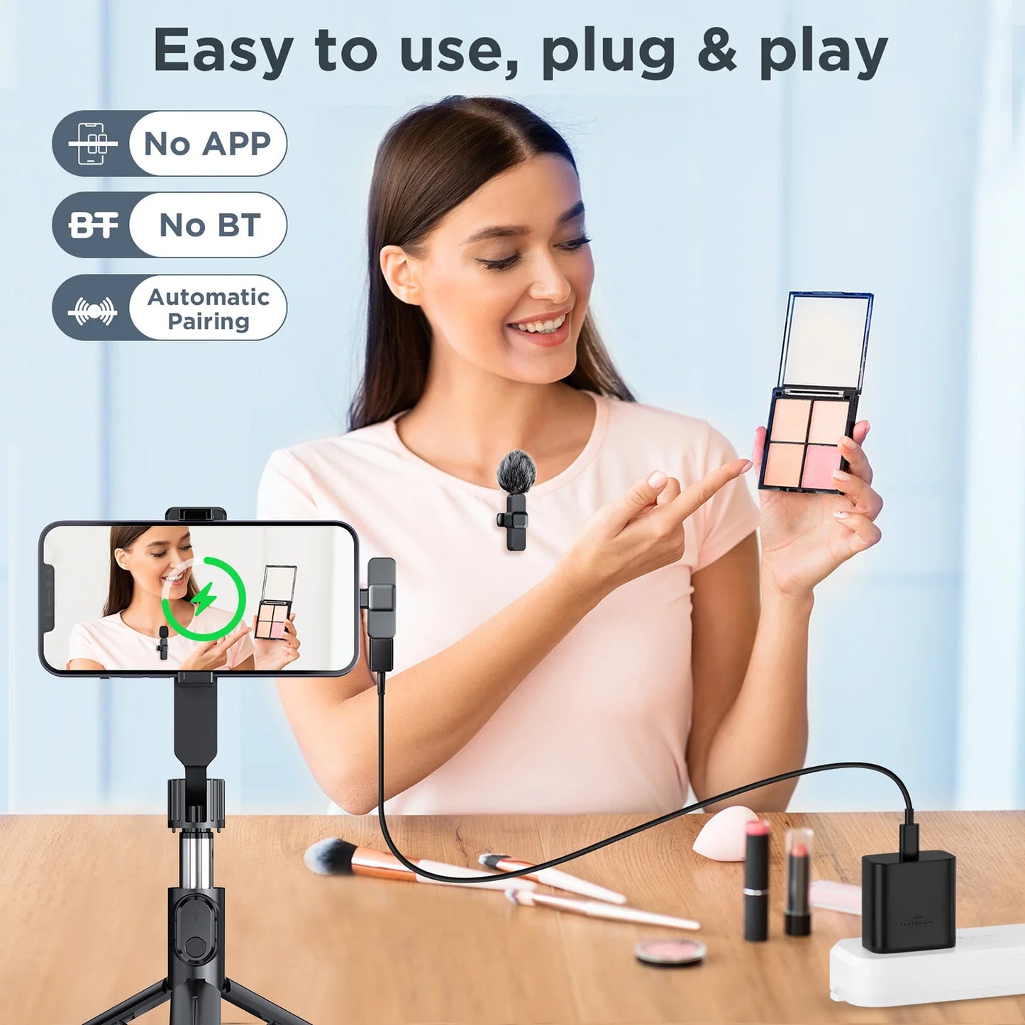 Microphone Portable Audio Video Recording