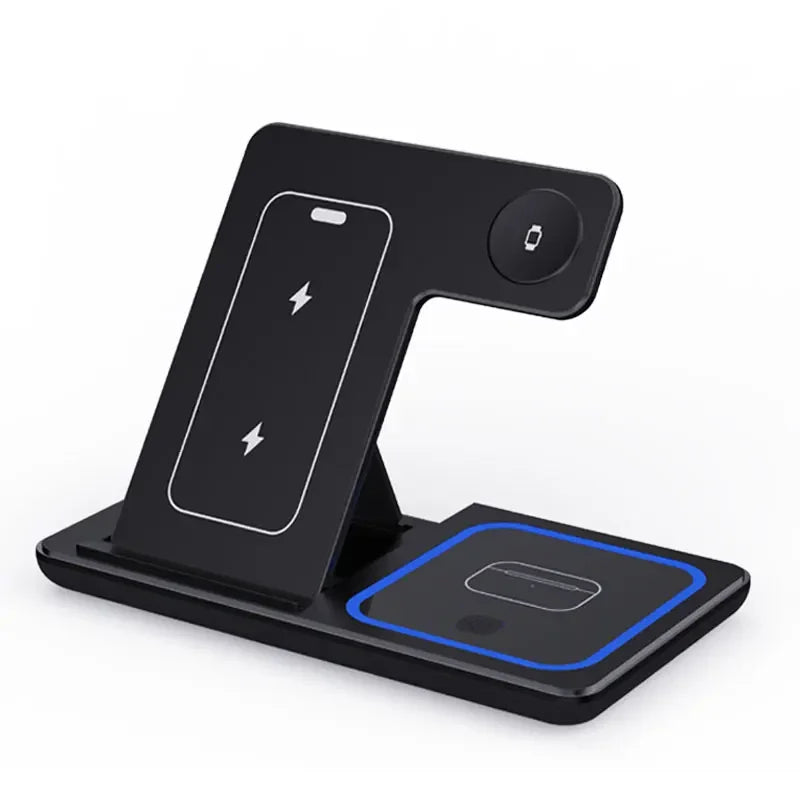 3 in 1 Wireless Charger Foldable Fast Phone Charge Station