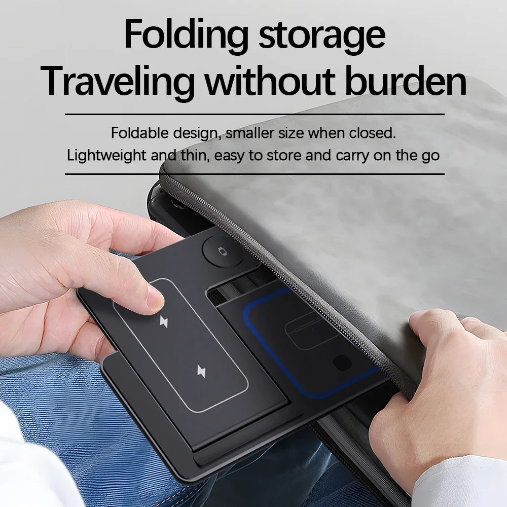 3 in 1 Wireless Charger Foldable Fast Phone Charge Station