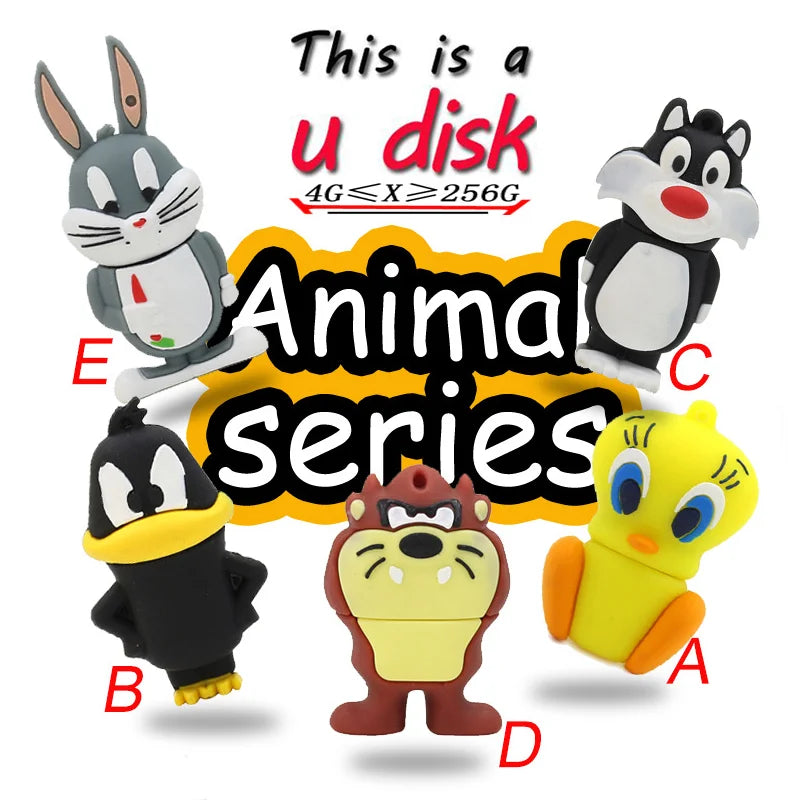 Pendrive Duck Rabbit Cartoon Movie Usb Flash Drive