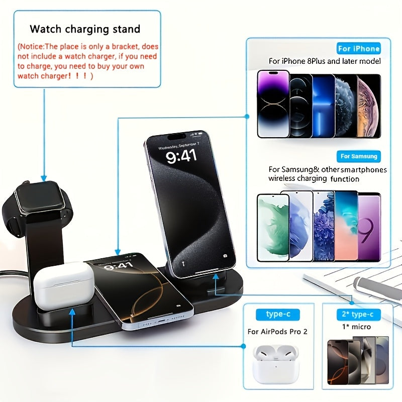 3-In-1 Multifunctional Wireless Charging Station