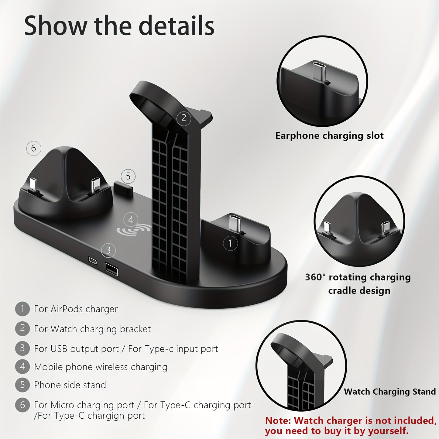 3-In-1 Multifunctional Wireless Charging Station